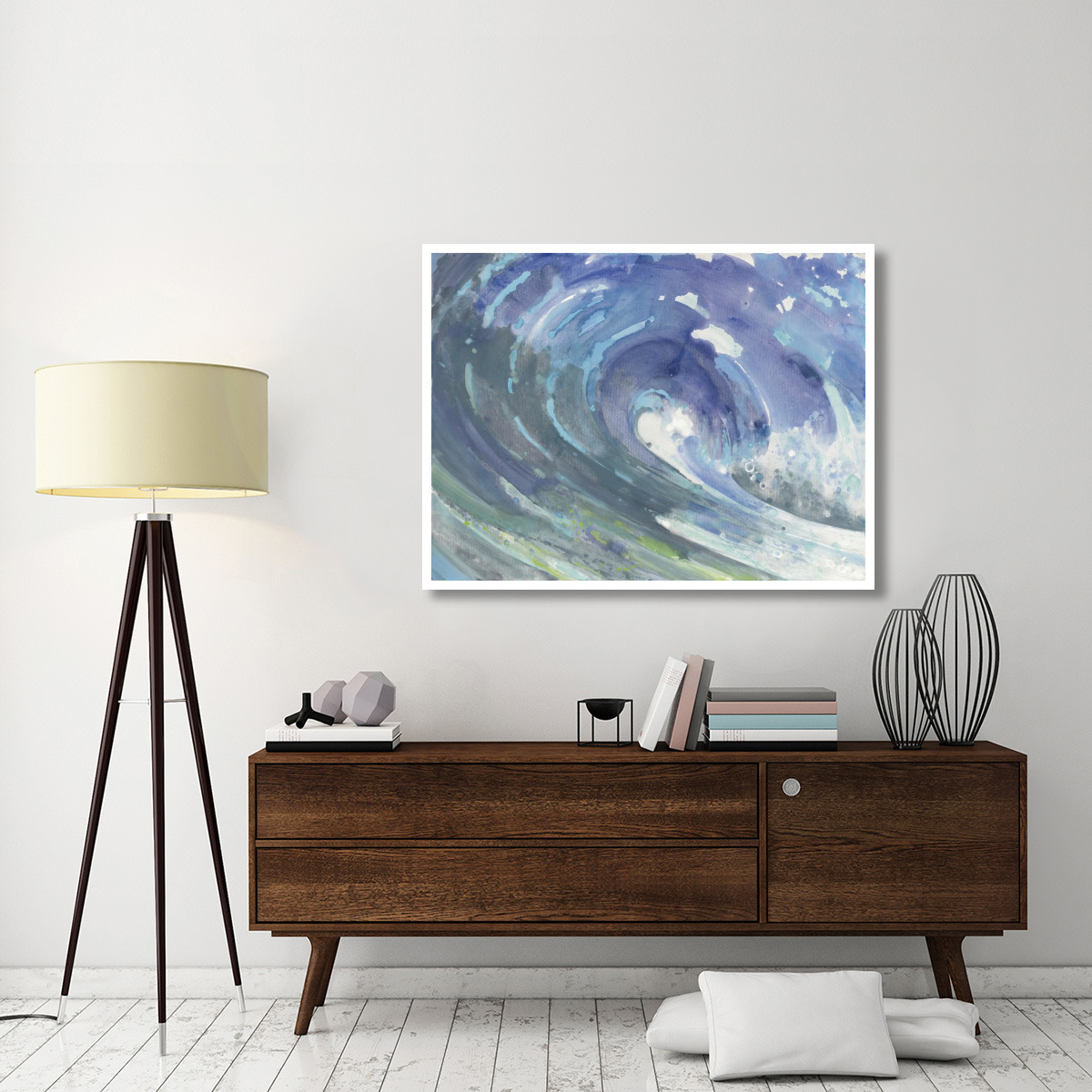 Curl Crop Light -Paper Art-50&quotx38"