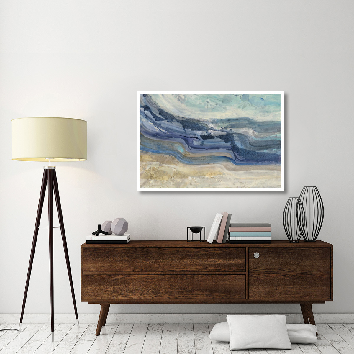 Currents -Paper Art-50&quotx34"