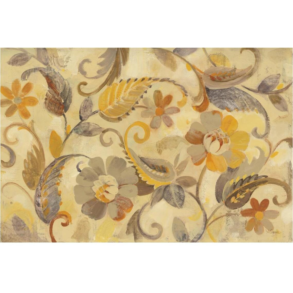 Autumn Garden -Paper Art-38&quotx26"
