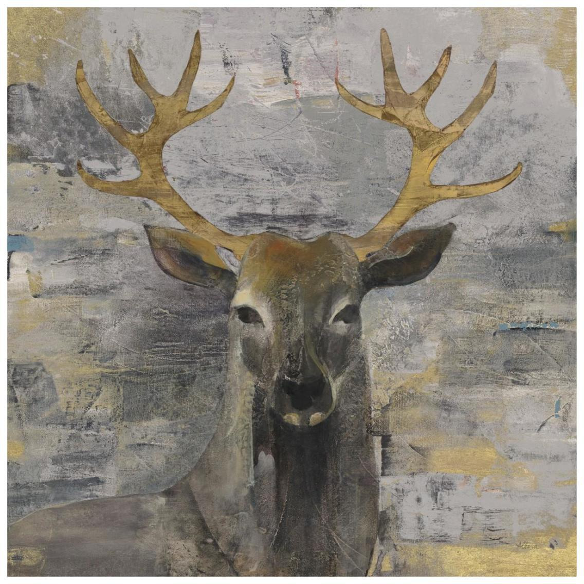 The Leader Gold Light Grey -Paper Art-26&quotx26"