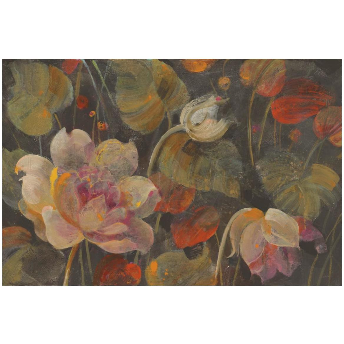 Night Garden -Paper Art-50&quotx34"