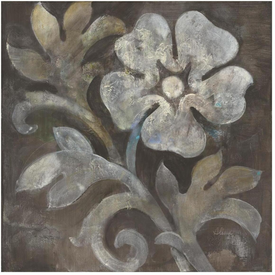 Fresco Floral I -Paper Art-42&quotx42"