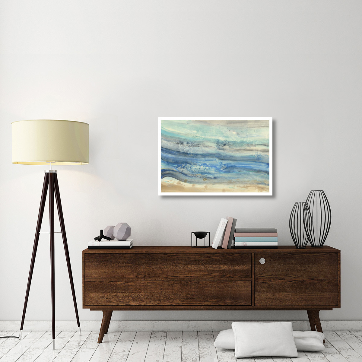 Ocean Waves -Paper Art-38&quotx26"