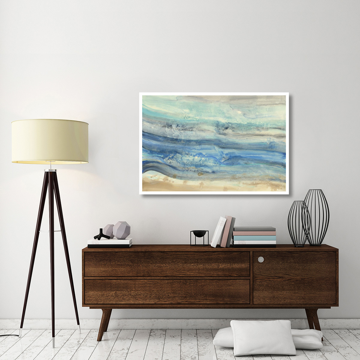 Ocean Waves -Paper Art-50&quotx34"
