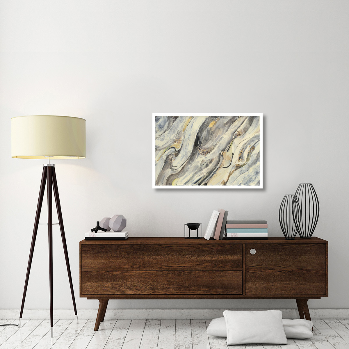 Golden Falls -Paper Art-38&quotx26"