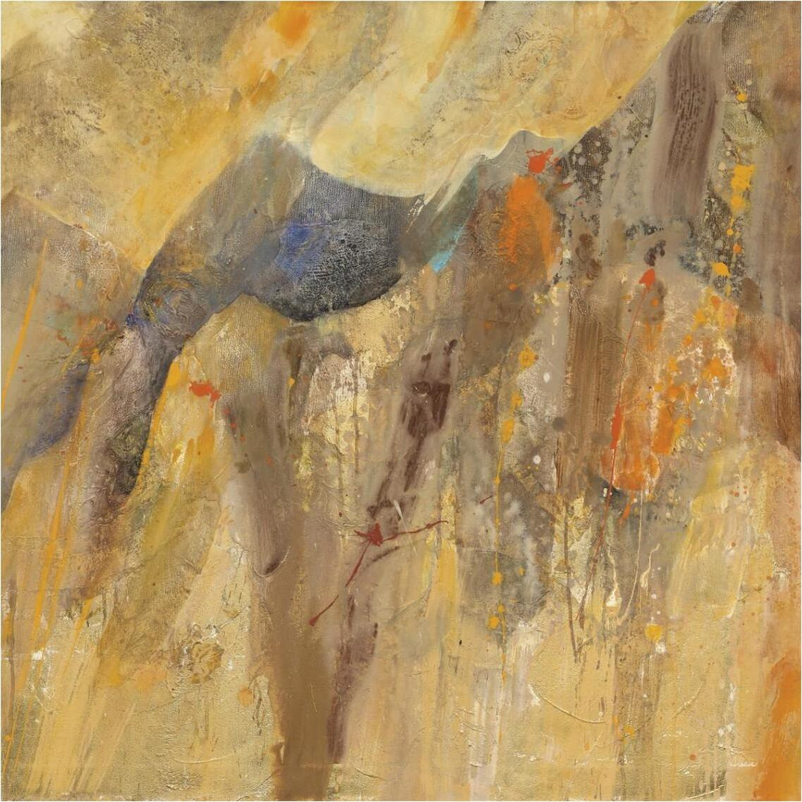 Canyon 3B -Paper Art-38&quotx38"