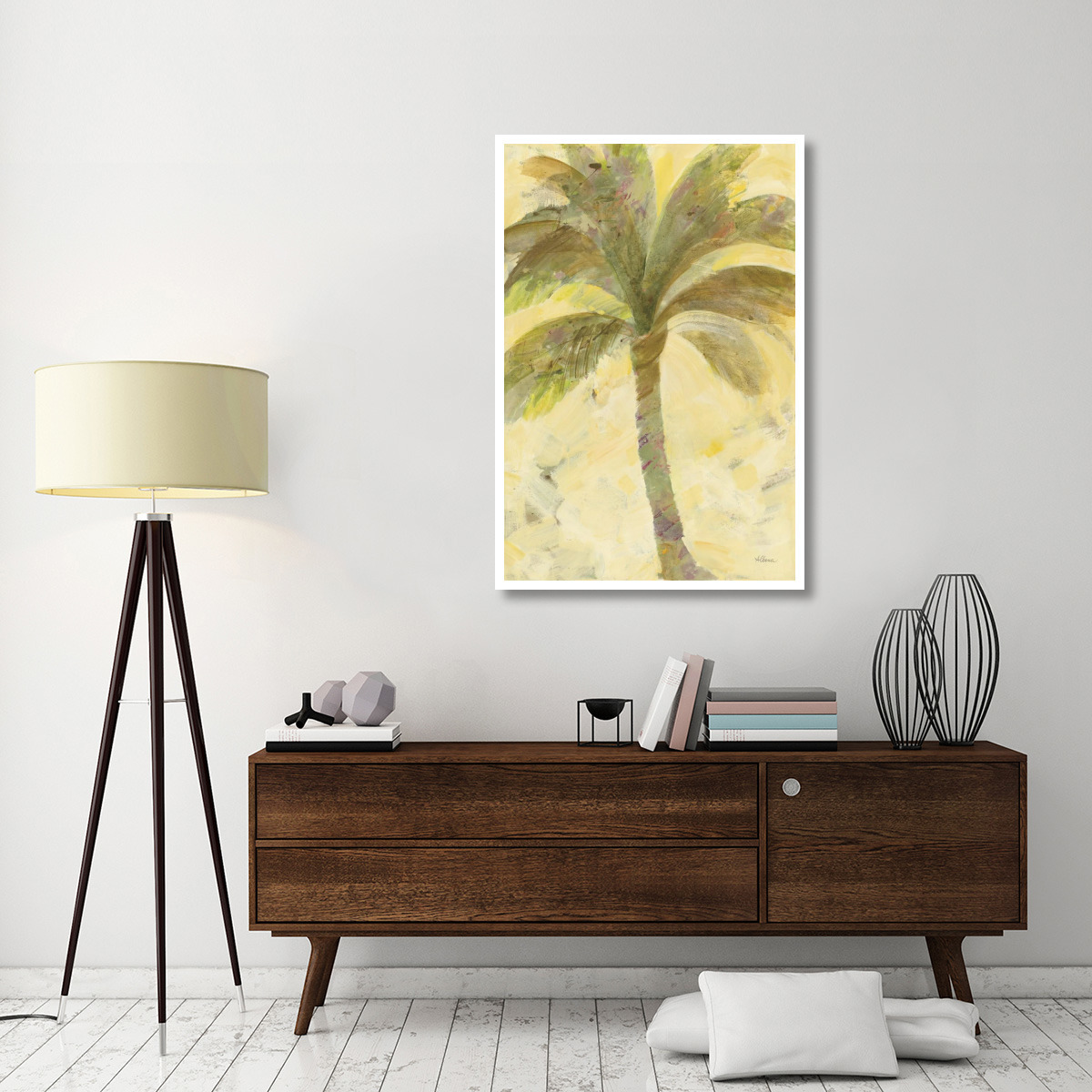 Under the Palm -Paper Art-34&quotx50"