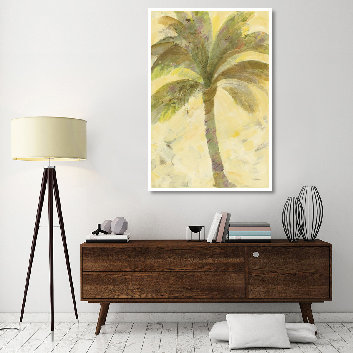 Under the Palm -Paper Art-42&quotx62"