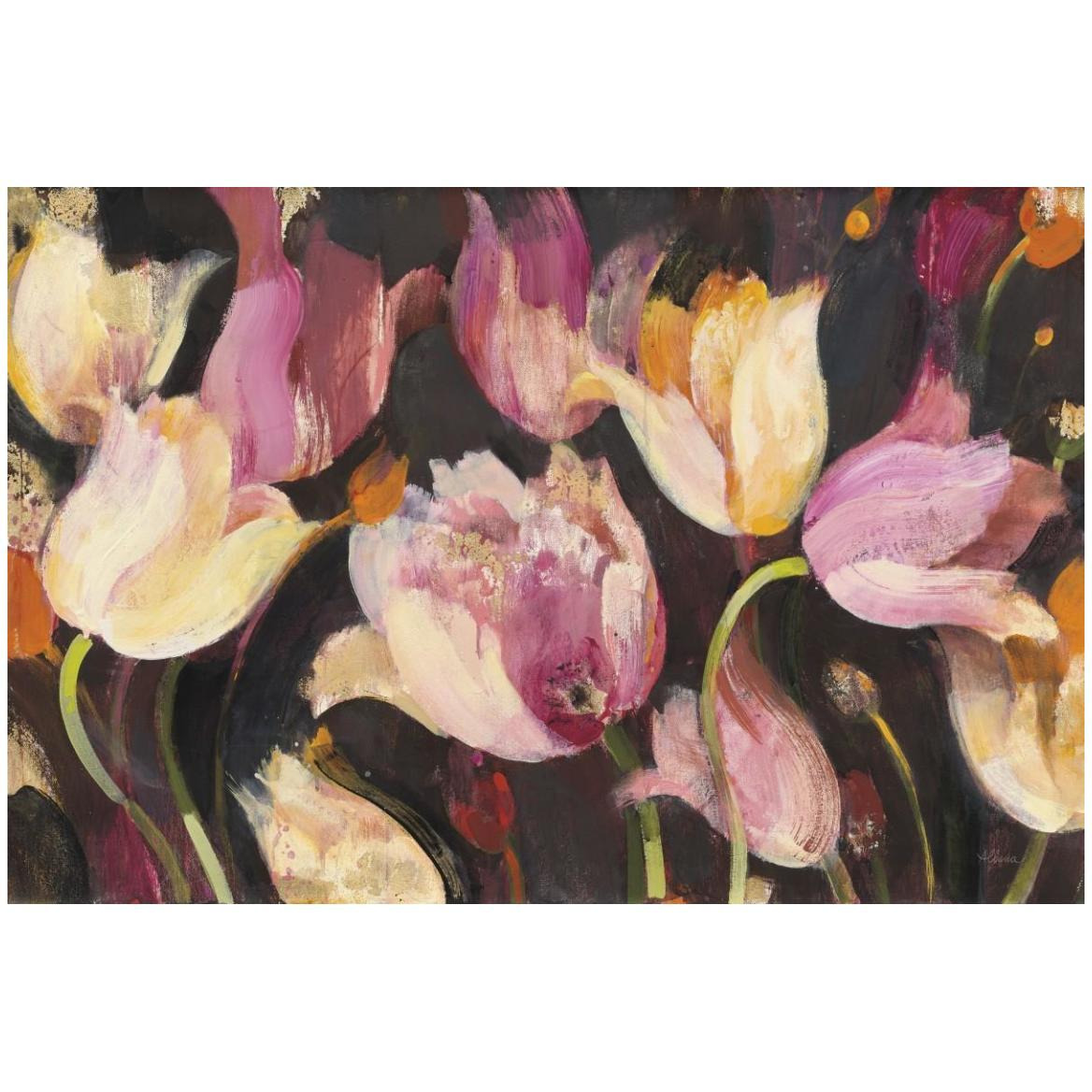 Popping Tulips -Paper Art-50&quotx34"