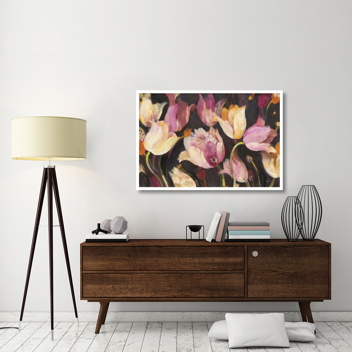 Popping Tulips -Paper Art-50&quotx34"