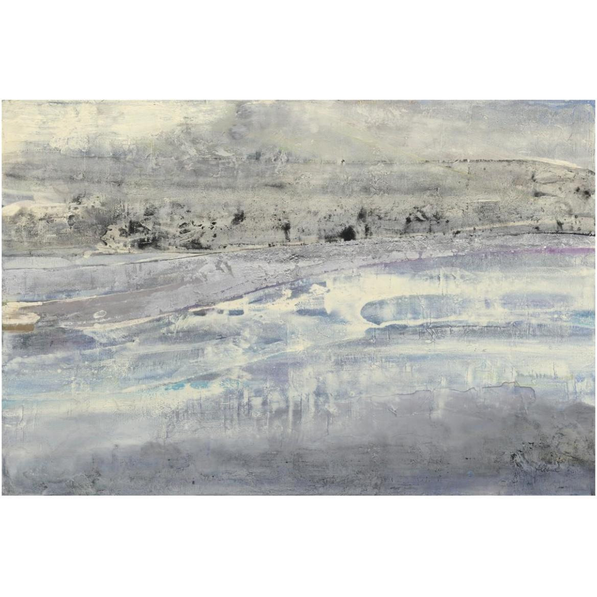 Silver Horizon -Paper Art-62&quotx42"