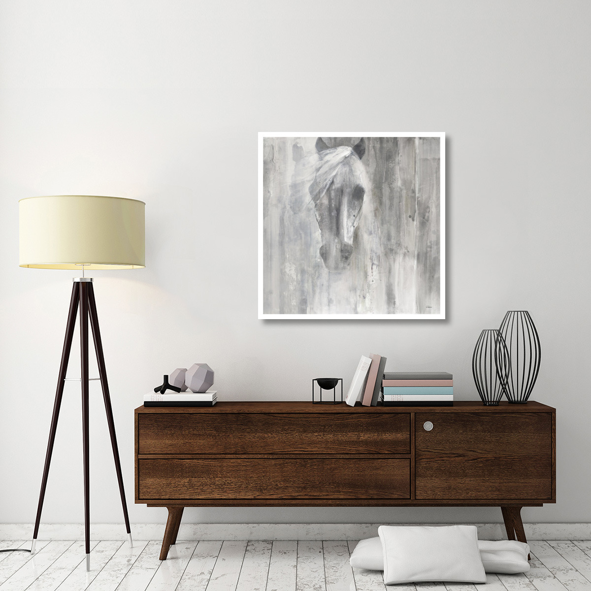 Shadow Gray -Paper Art-38&quotx38"
