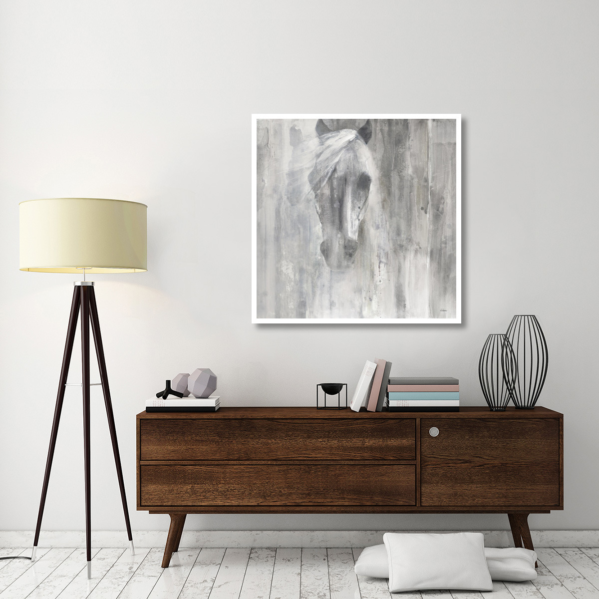 Shadow Gray -Paper Art-42&quotx42"