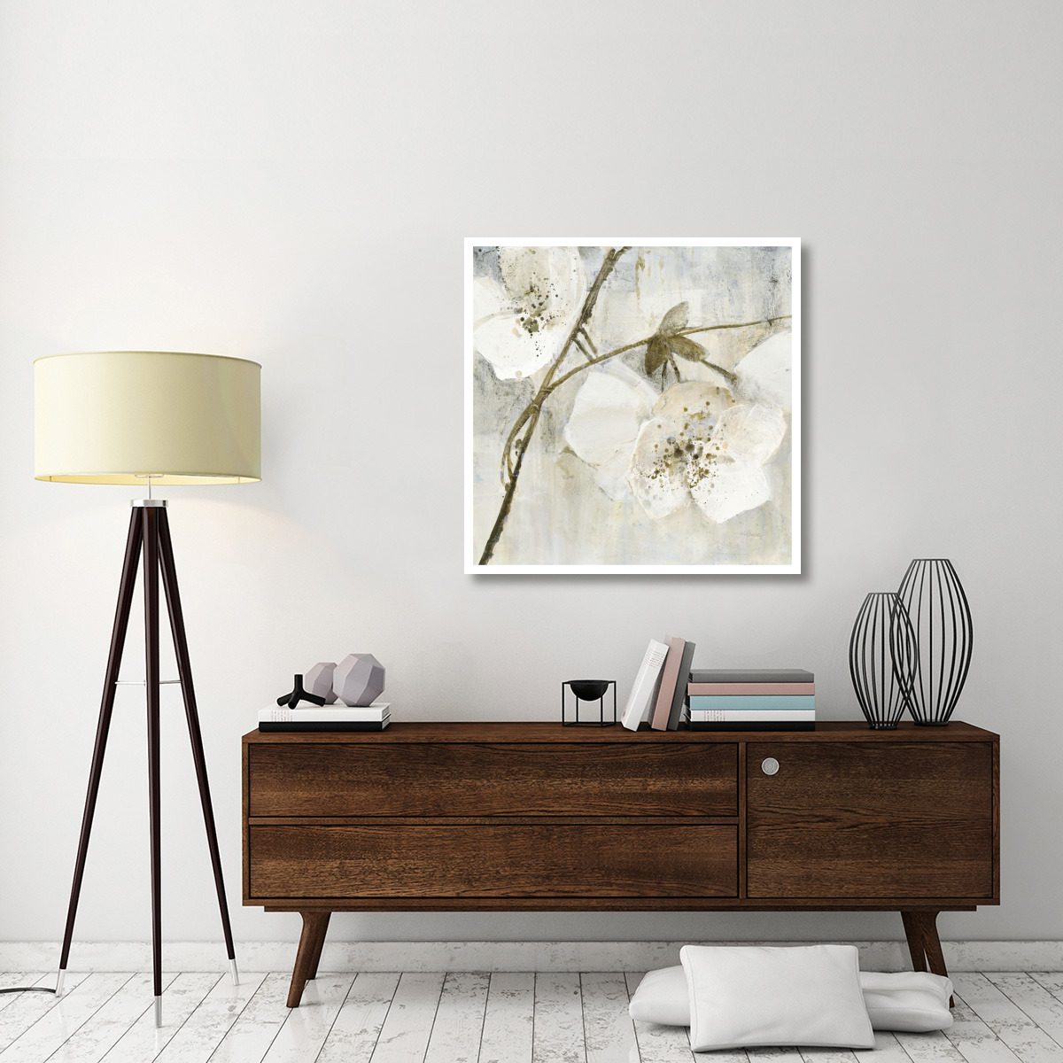 Elegance II Greige -Paper Art-38&quotx38"