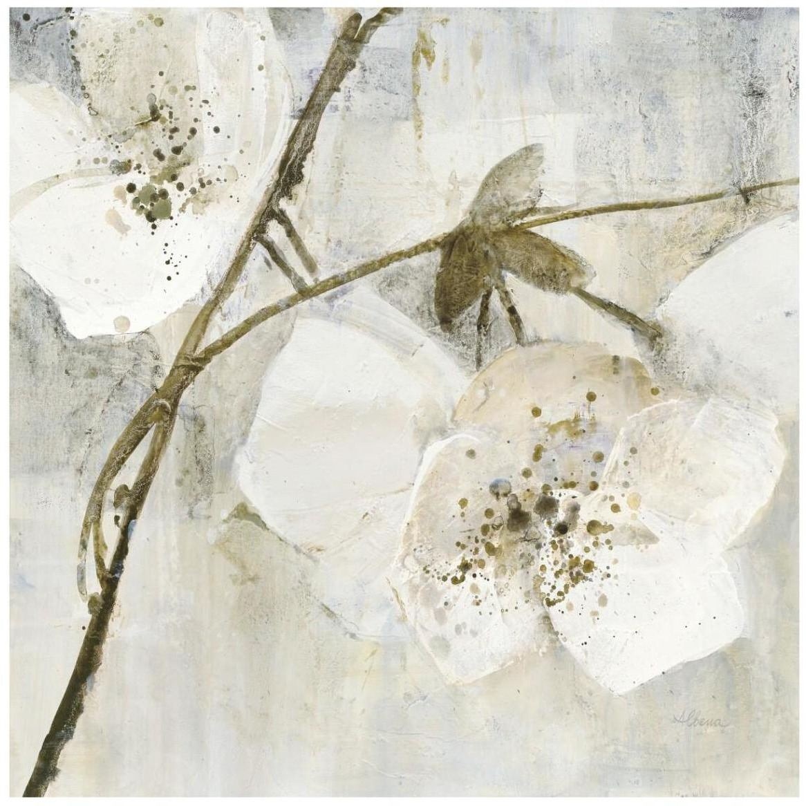 Elegance II Greige -Paper Art-42&quotx42"