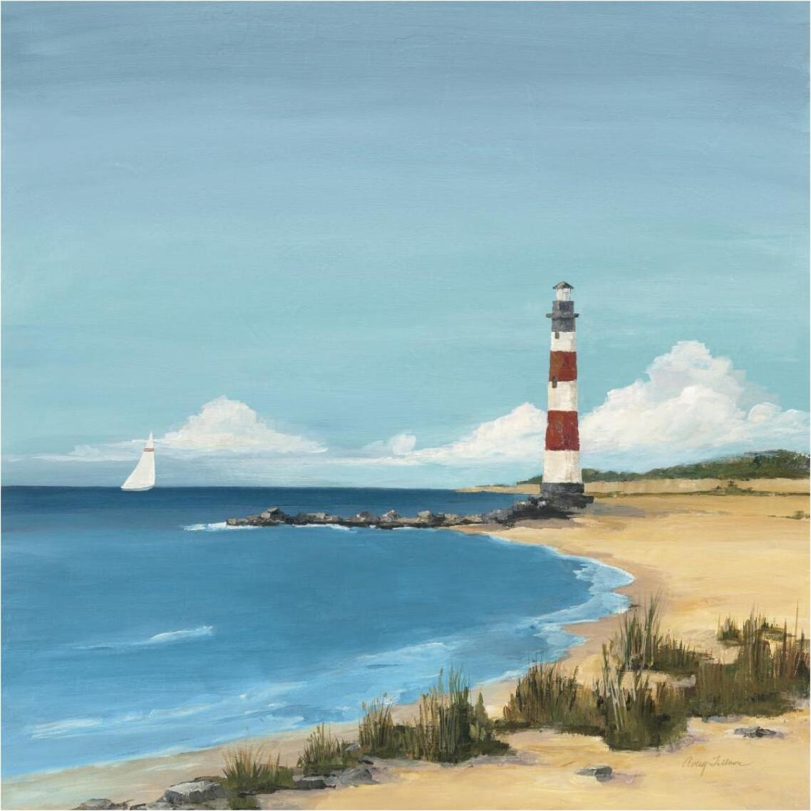 Sandy Point -Paper Art-38&quotx38"
