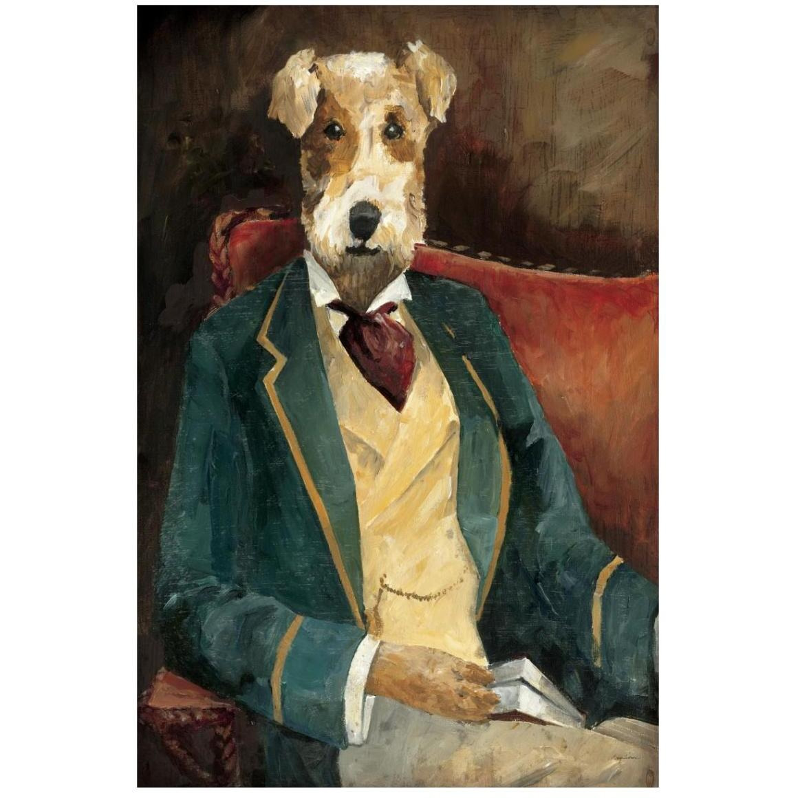 Edgar Allen Paw -Paper Art-14&quotx20"