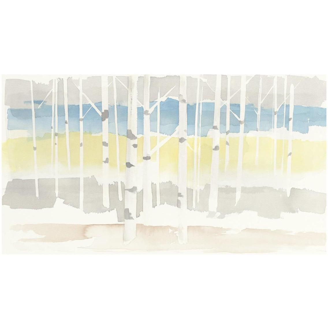 Springlake Aspens Crop -Paper Art-32&quotx18.8"