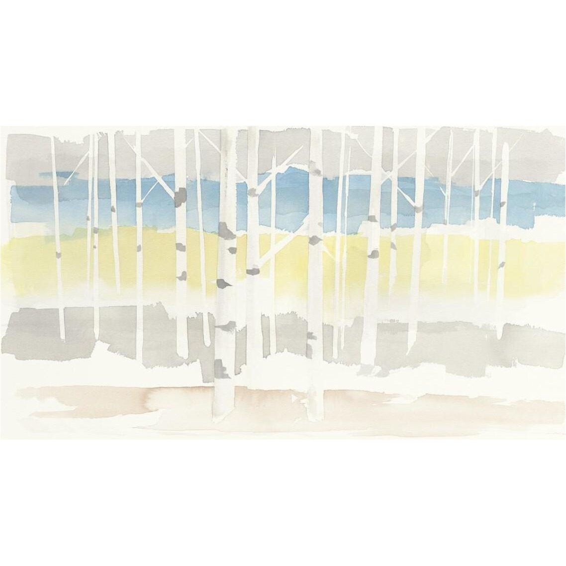 Springlake Aspens Crop -Paper Art-38&quotx22.16"