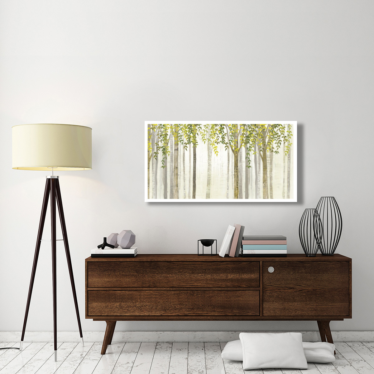 Down to the Woods Spring Crop -Paper Art-50&quotx26"