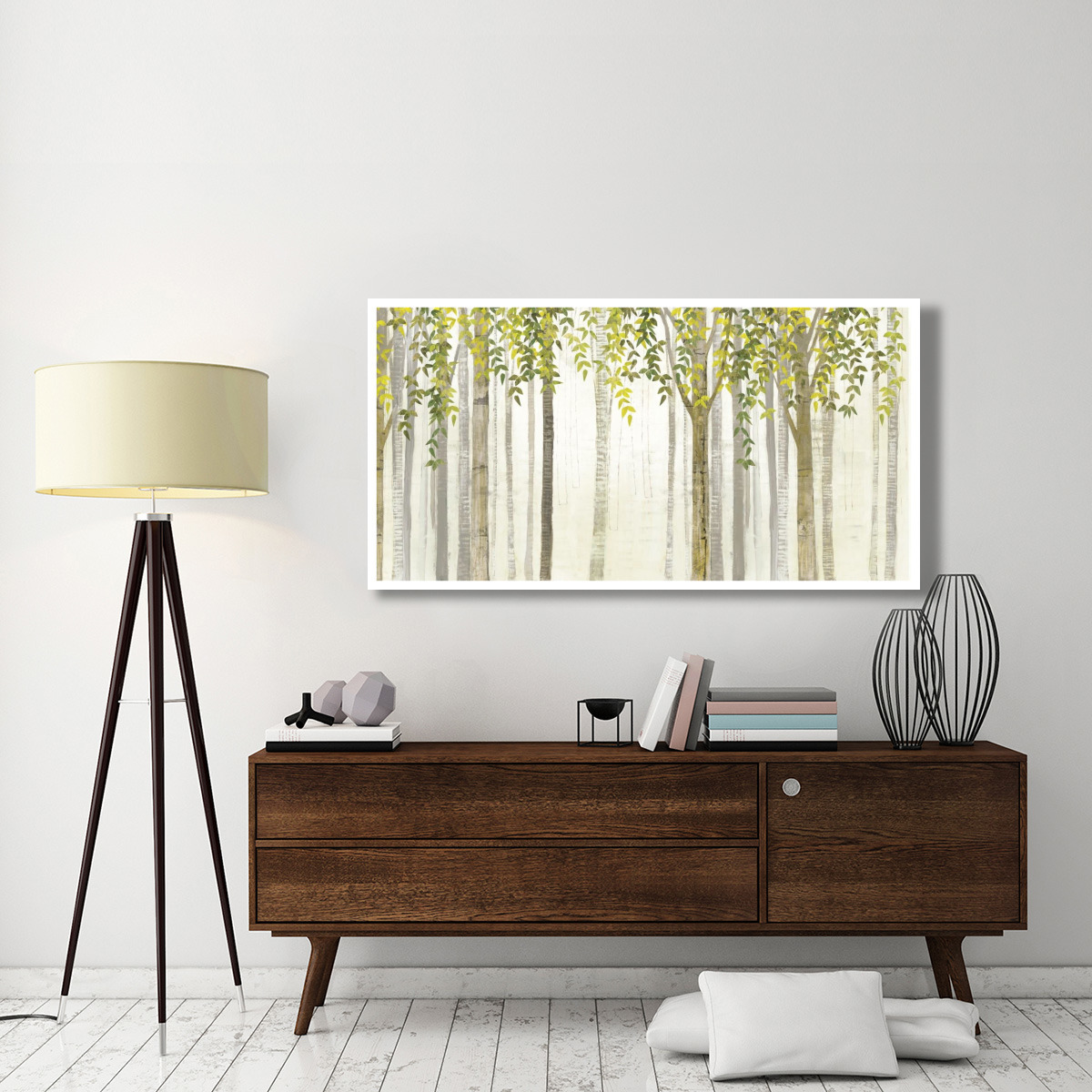 Down to the Woods Spring Crop -Paper Art-62&quotx32"