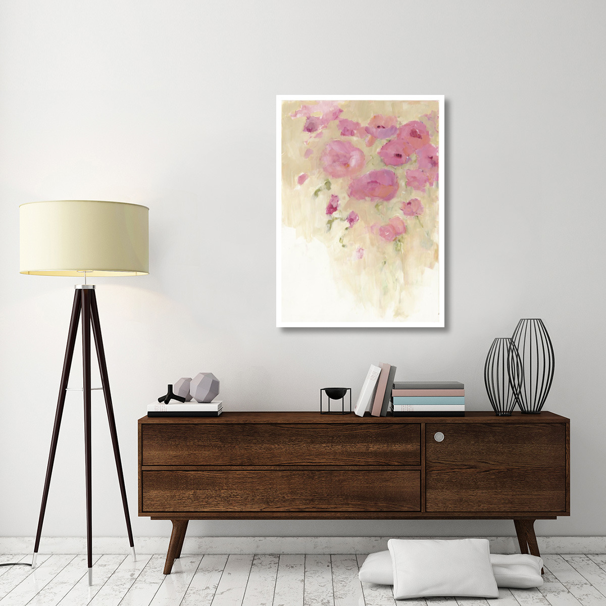 Floral Watercolor -Paper Art-33.24&quotx46"