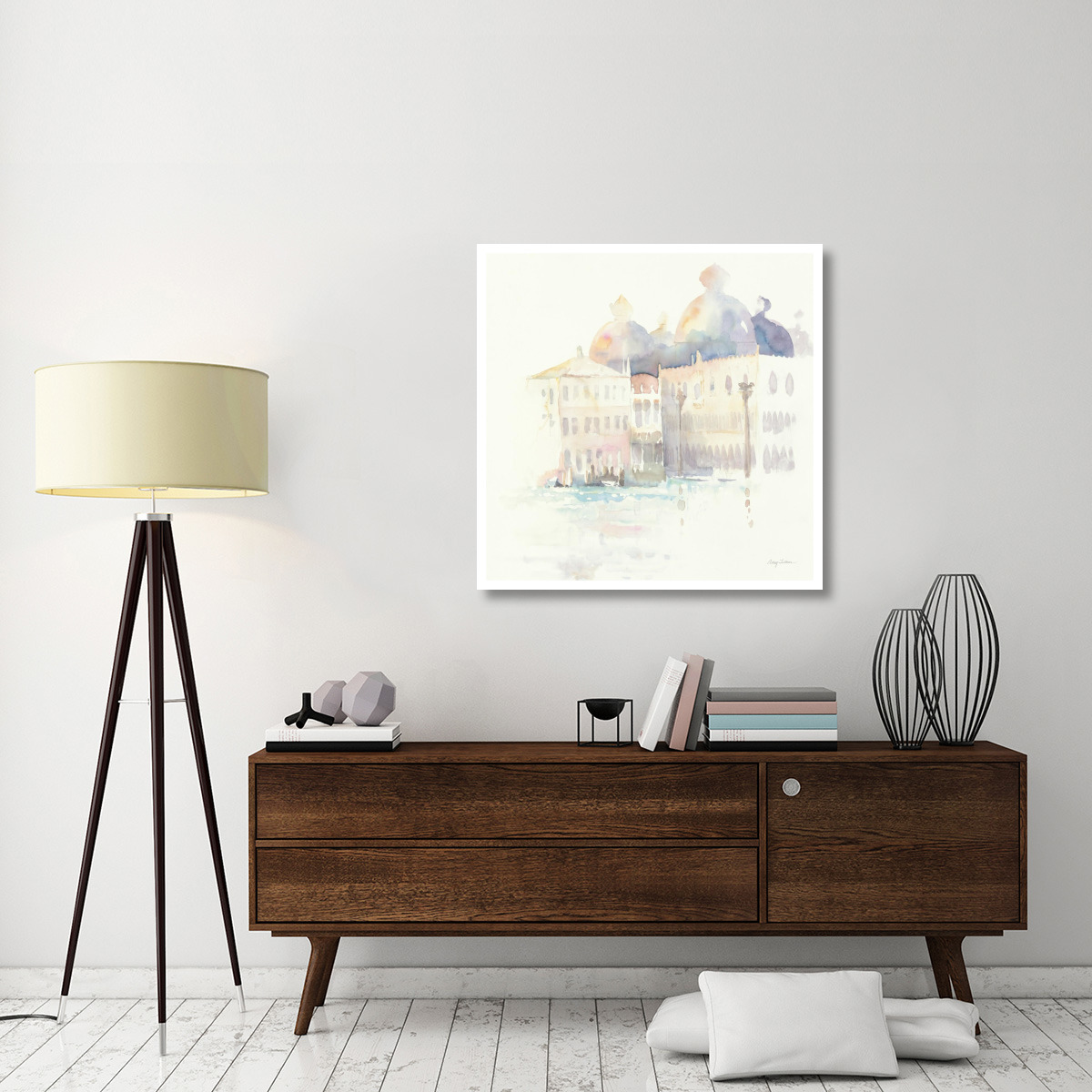 Venice Evening Crop -Paper Art-38&quotx38"