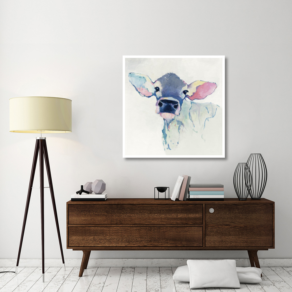 Bessie with Color -Paper Art-42&quotx42"