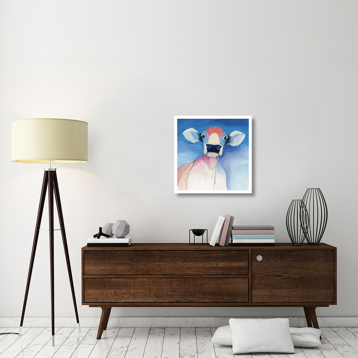 Bella Blue -Paper Art-26&quotx26"