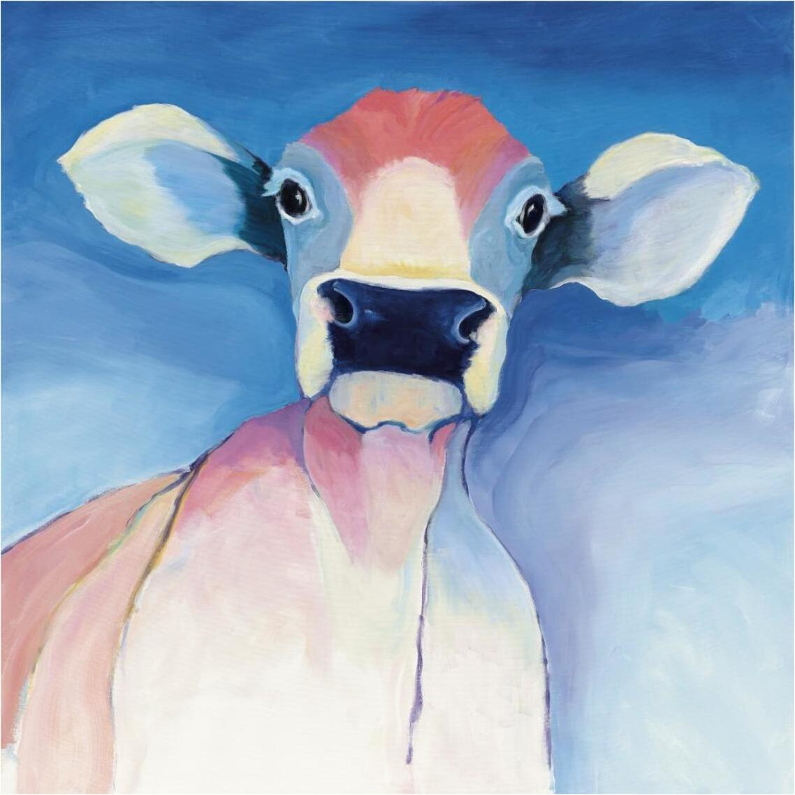 Bella Blue -Paper Art-38&quotx38"