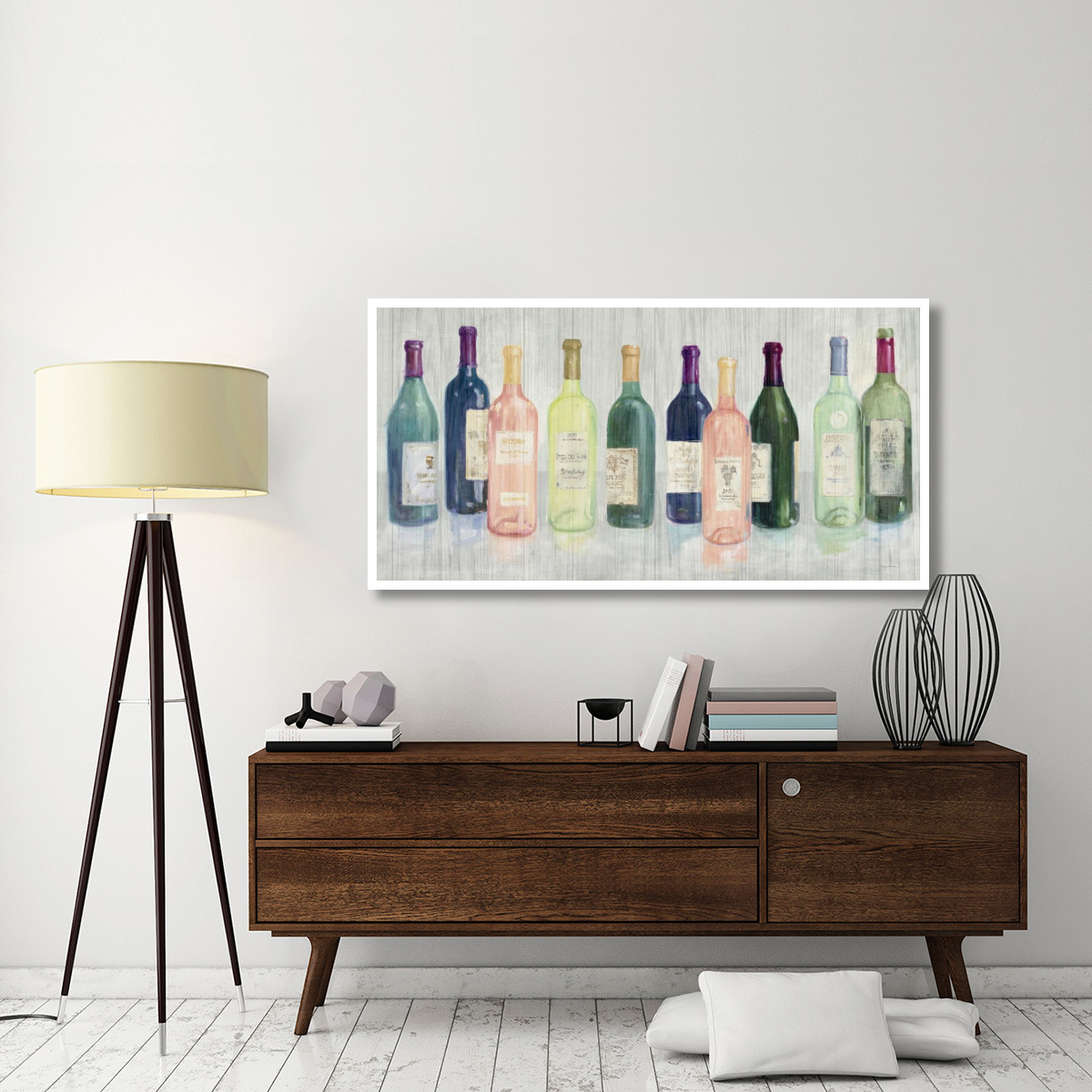 Keeping Good Company on Wood -Paper Art-62&quotx32"
