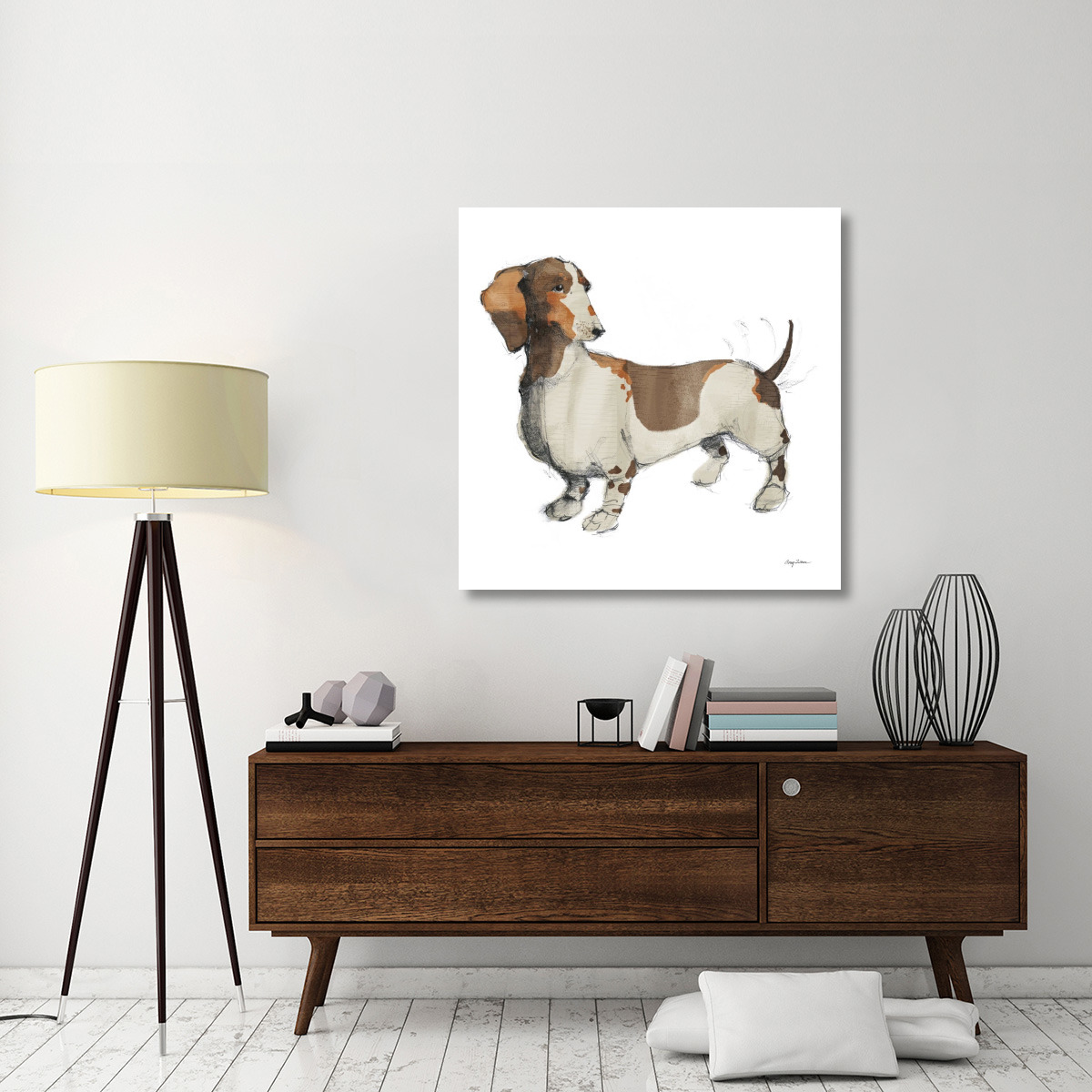 Clio Watercolor -Paper Art-42&quotx42"