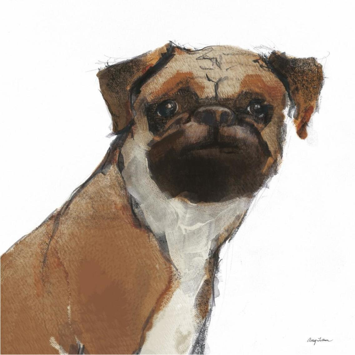 Snug Watercolor -Paper Art-38&quotx38"
