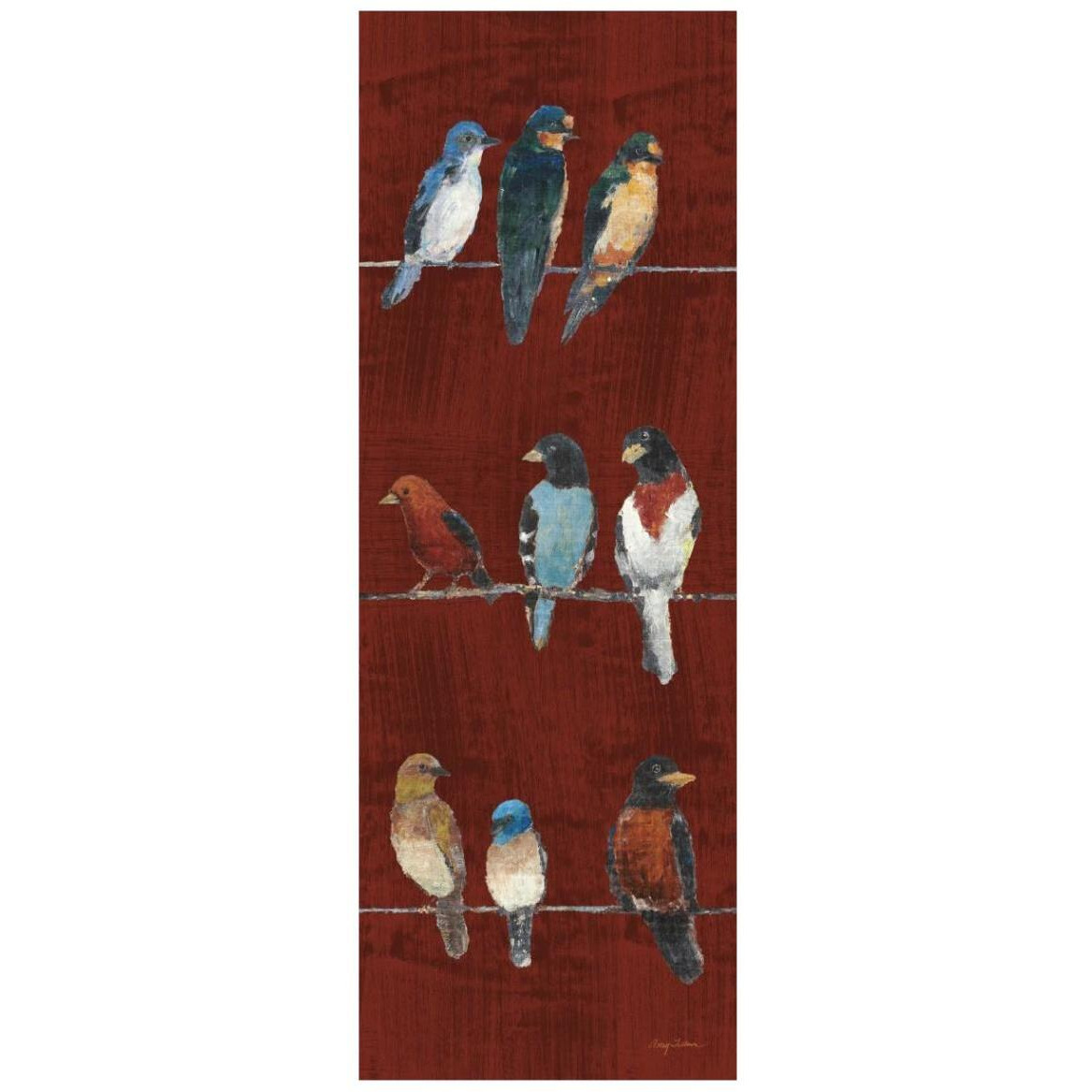 The Usual Suspects Panel V -Paper Art-16&quotx42"