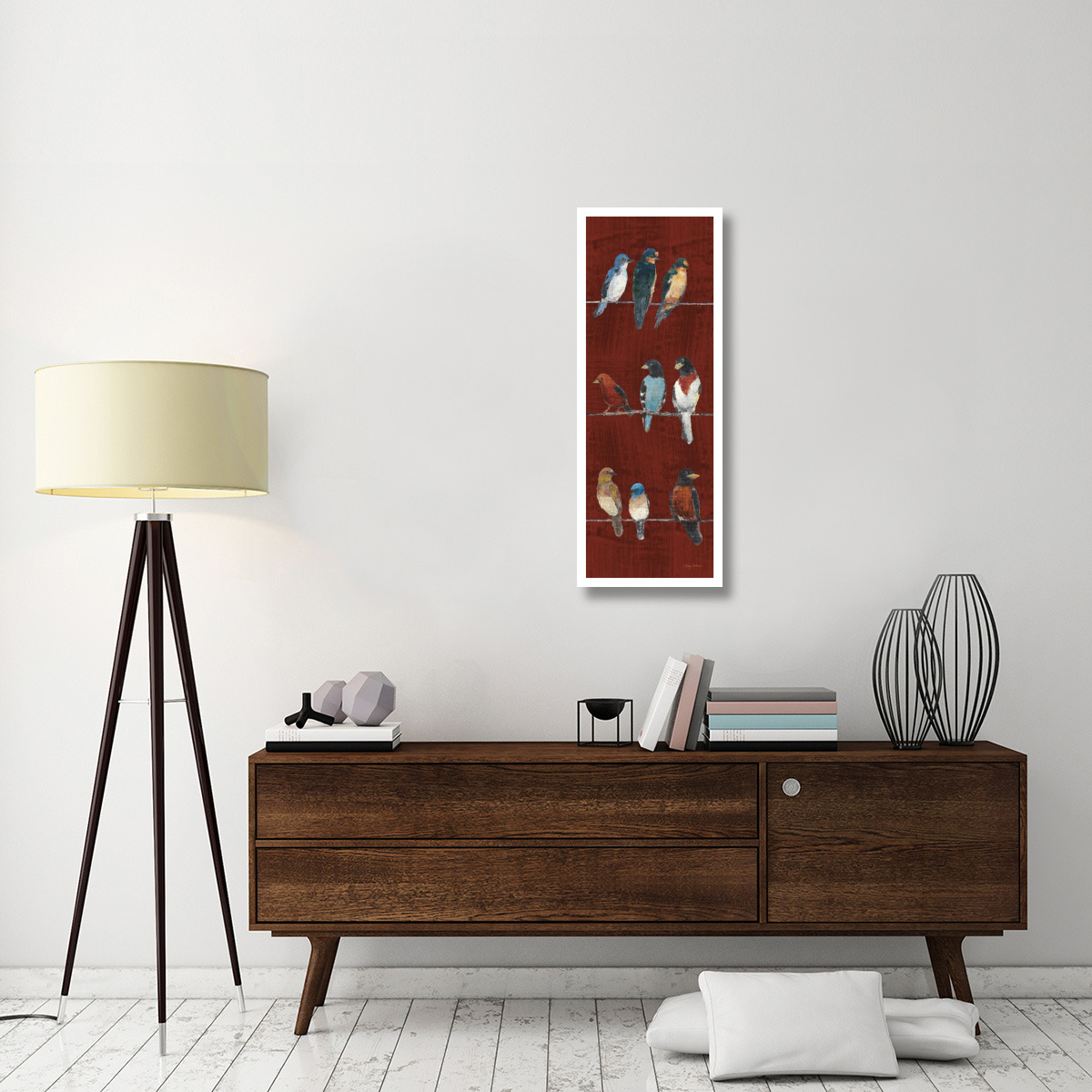 The Usual Suspects Panel V -Paper Art-16&quotx42"