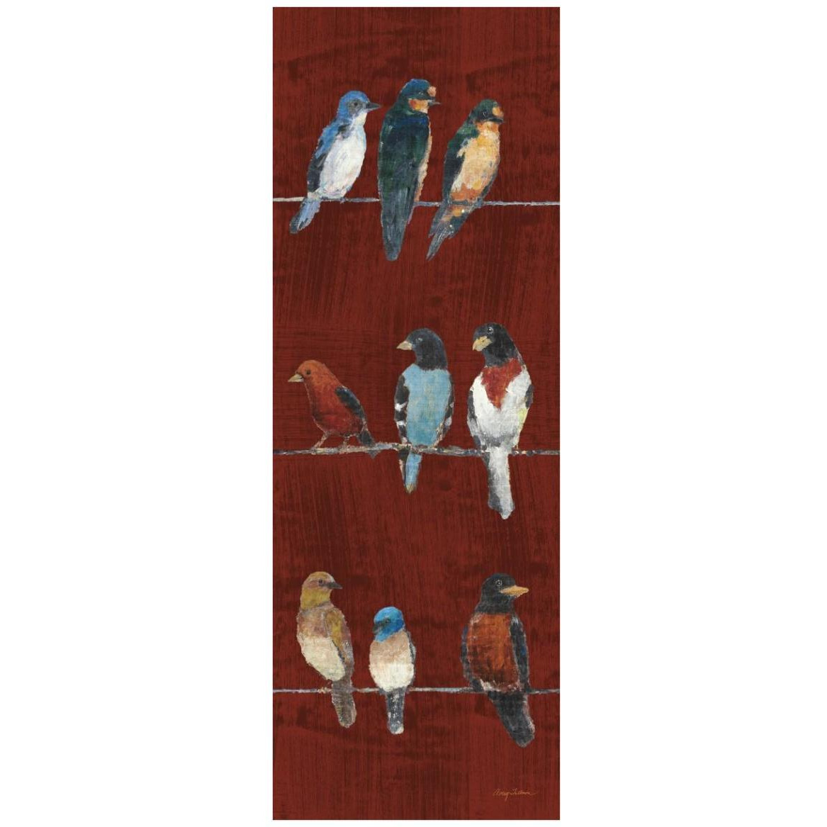 The Usual Suspects Panel V -Paper Art-17.4&quotx46"