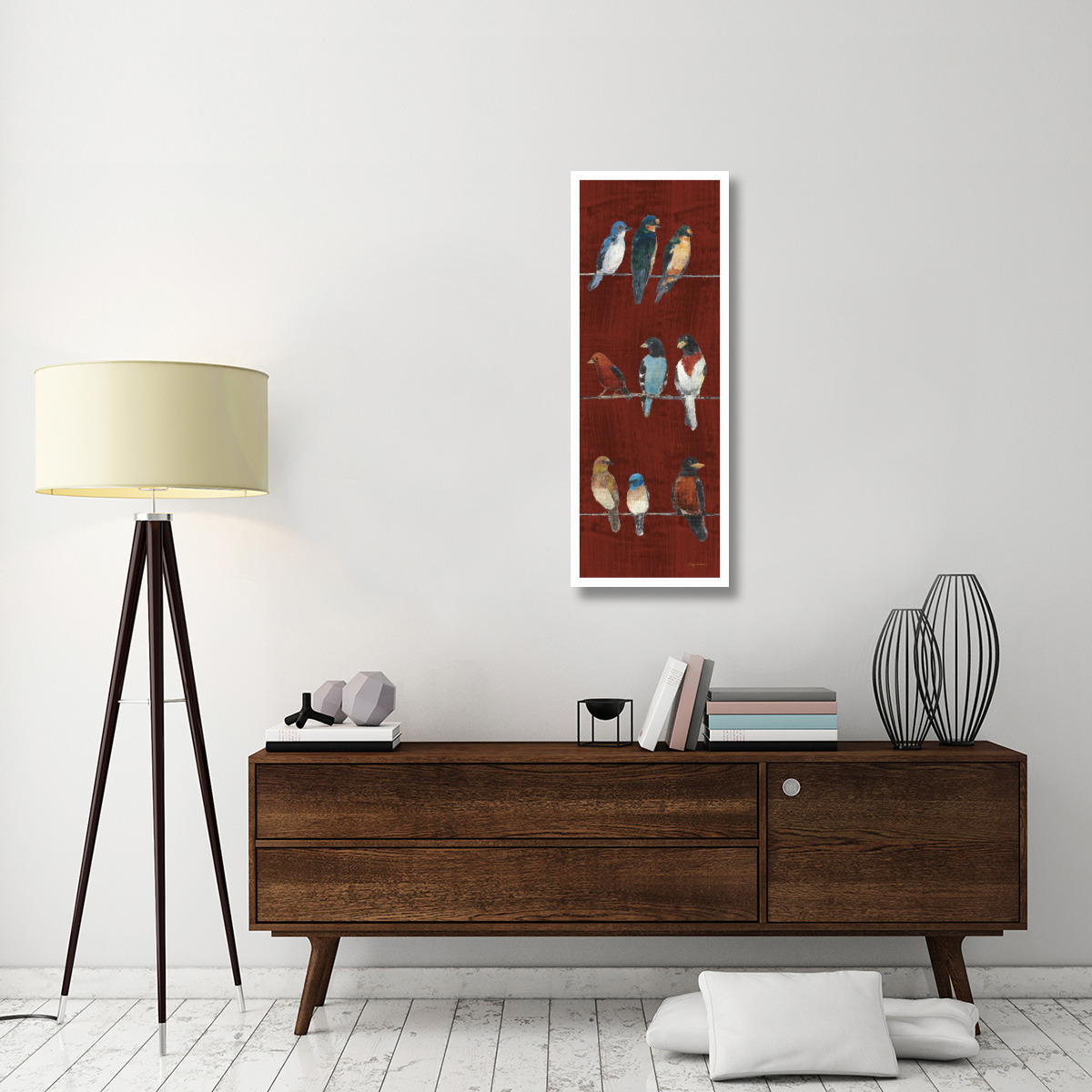 The Usual Suspects Panel V -Paper Art-17.4&quotx46"