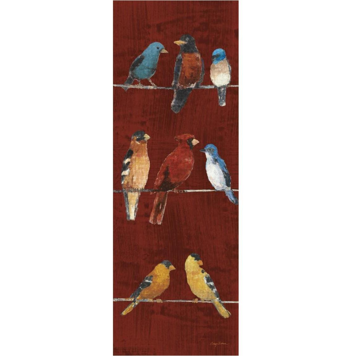 The Usual Suspects Panel VII -Paper Art-14.6&quotx38"