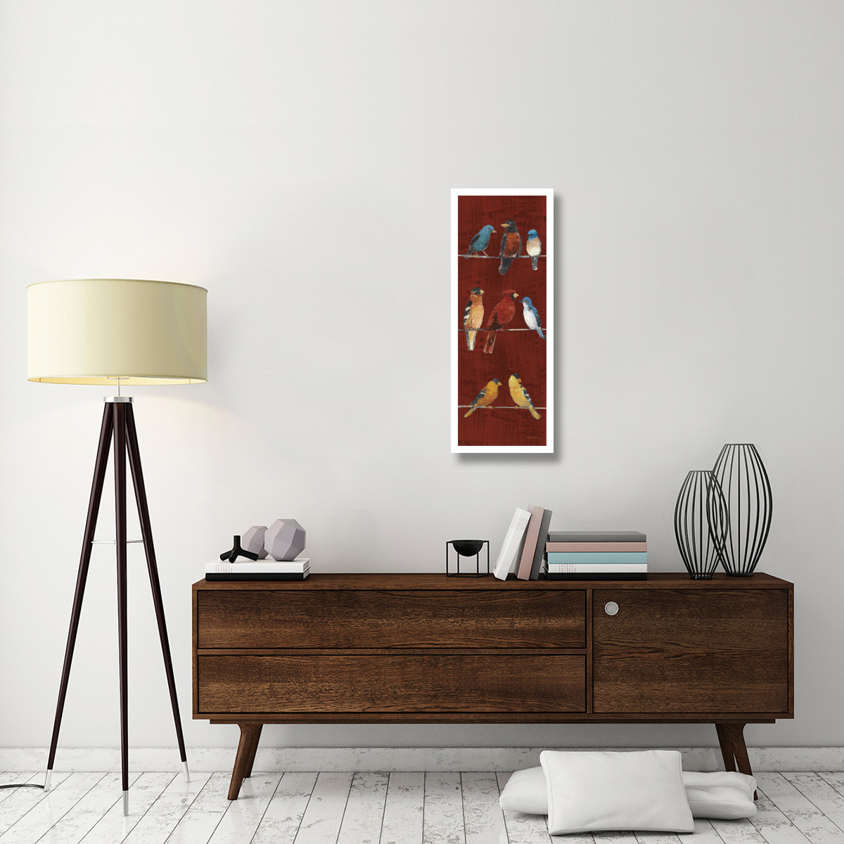 The Usual Suspects Panel VII -Paper Art-14.6&quotx38"