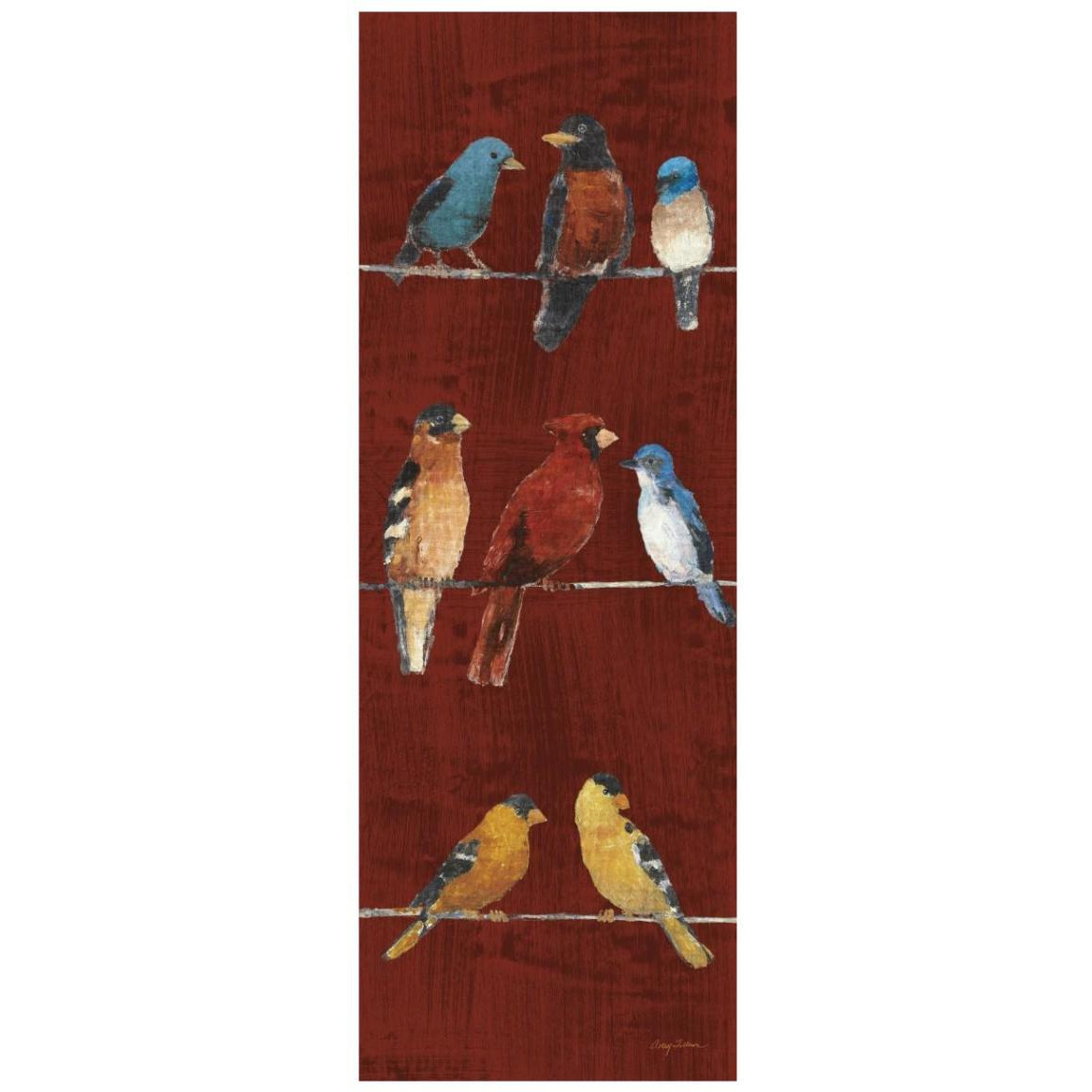 The Usual Suspects Panel VII -Paper Art-16&quotx42"