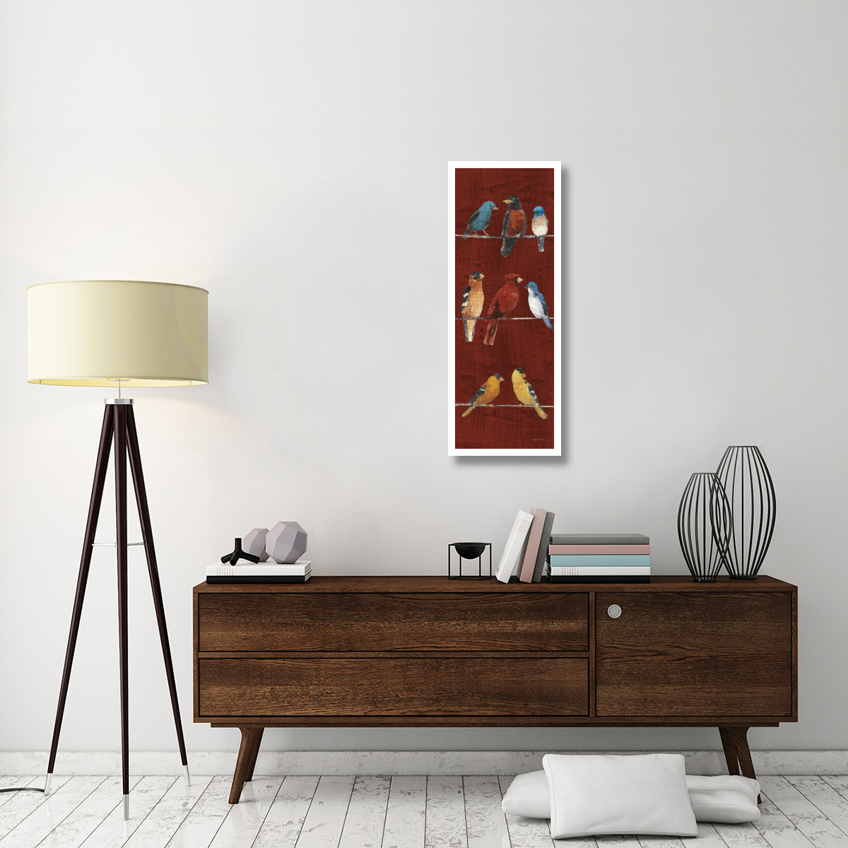 The Usual Suspects Panel VII -Paper Art-16&quotx42"
