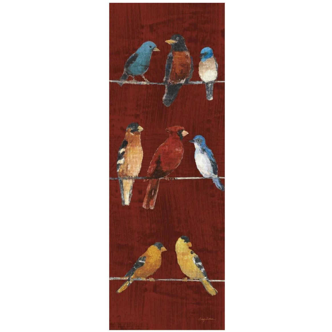 The Usual Suspects Panel VII -Paper Art-17.4&quotx46"