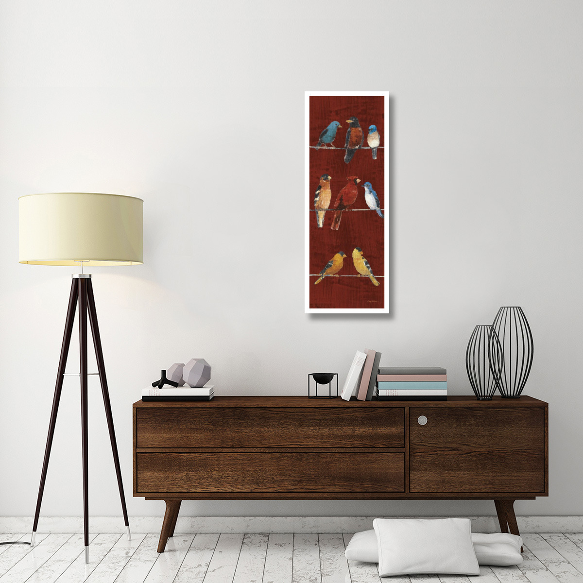The Usual Suspects Panel VII -Paper Art-17.4&quotx46"