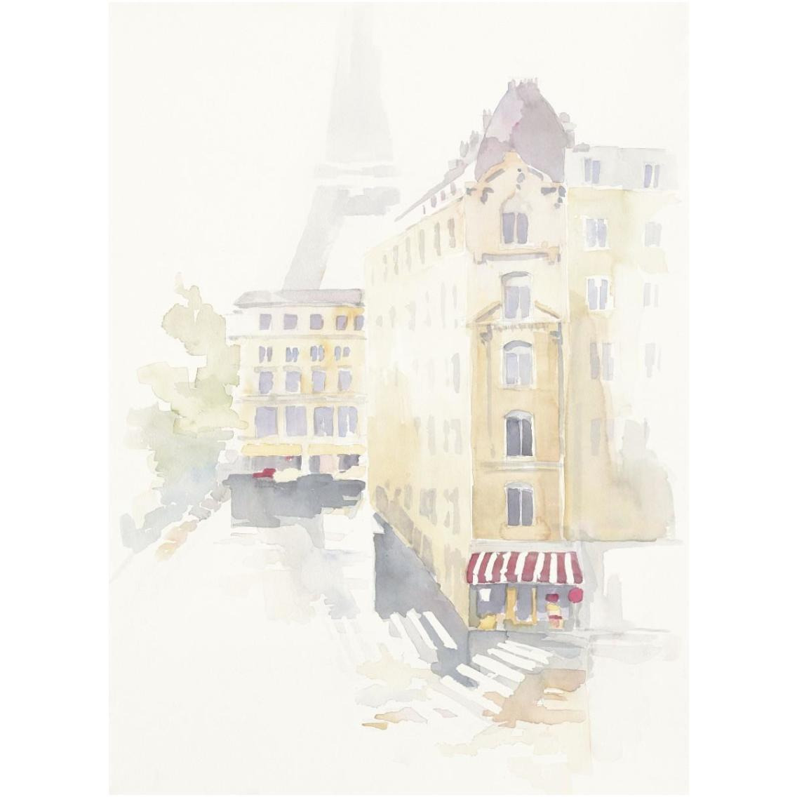 Paris Crosswalk -Paper Art-14&quotx18"
