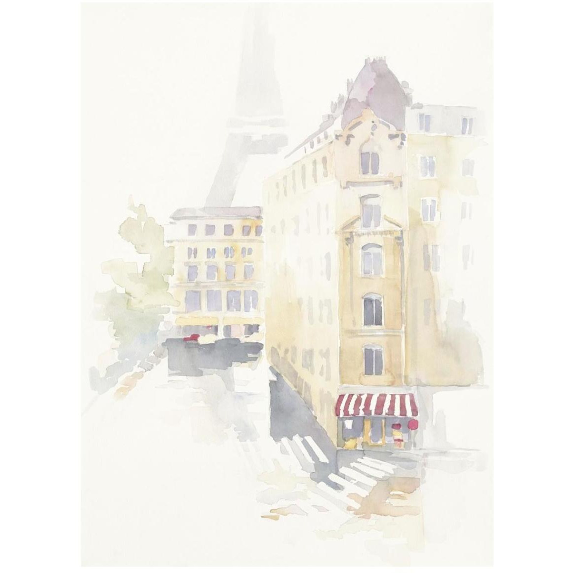 Paris Crosswalk -Paper Art-32&quotx42"