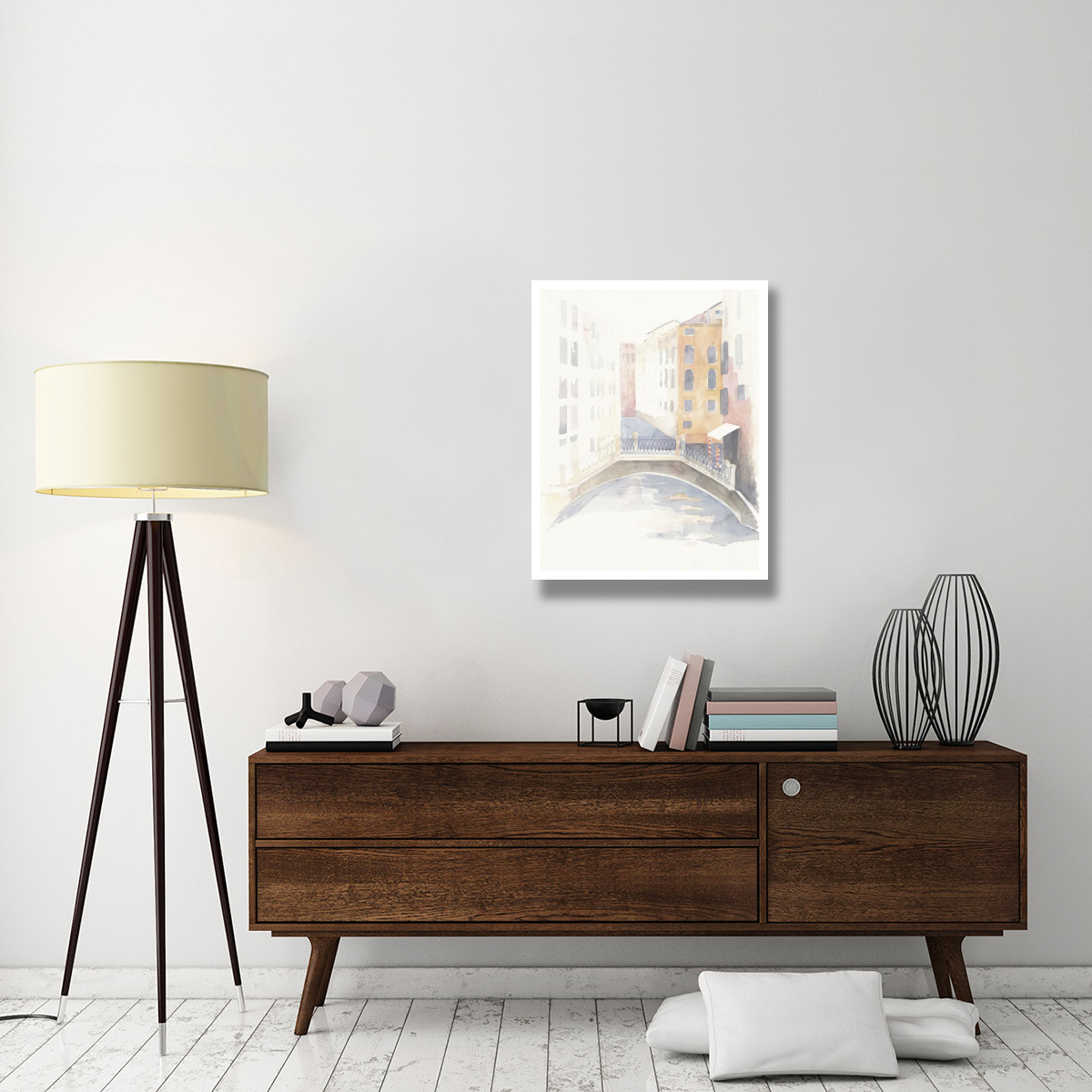 Venice Crosswalk -Paper Art-26&quotx34"