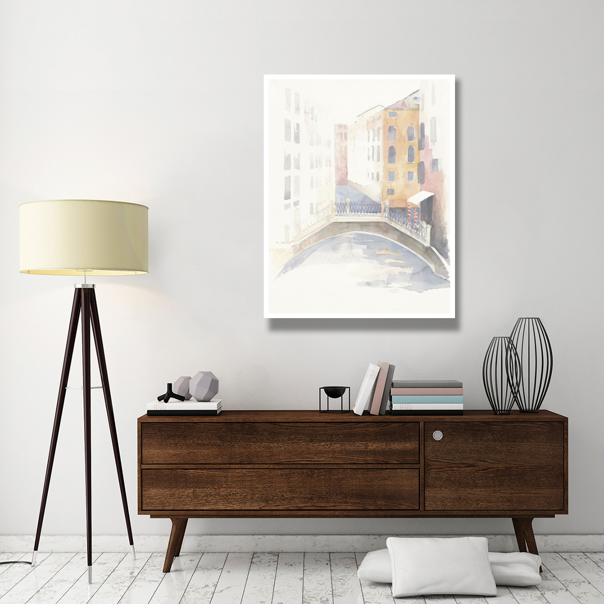 Venice Crosswalk -Paper Art-38&quotx50"
