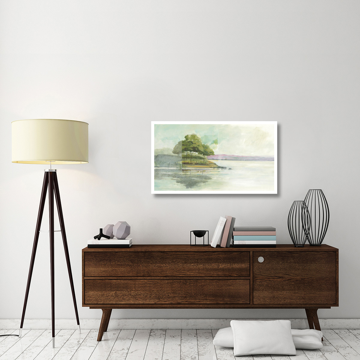 Lake Front I -Paper Art-42&quotx24.4"