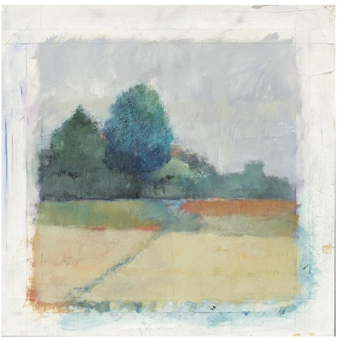 Path through the Field -Paper Art-42&quotx42"