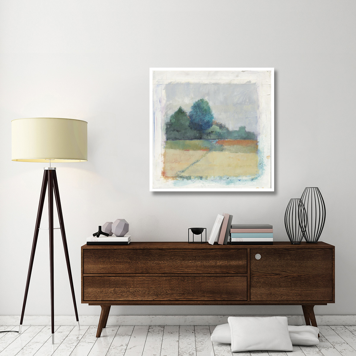 Path through the Field -Paper Art-42&quotx42"